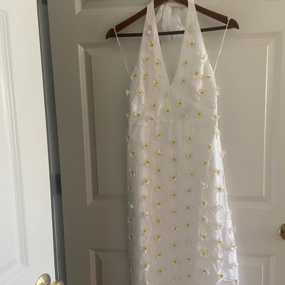 J.Crew Collection Embellished Halter Midi Dress - NWT - Picture 3 of 3